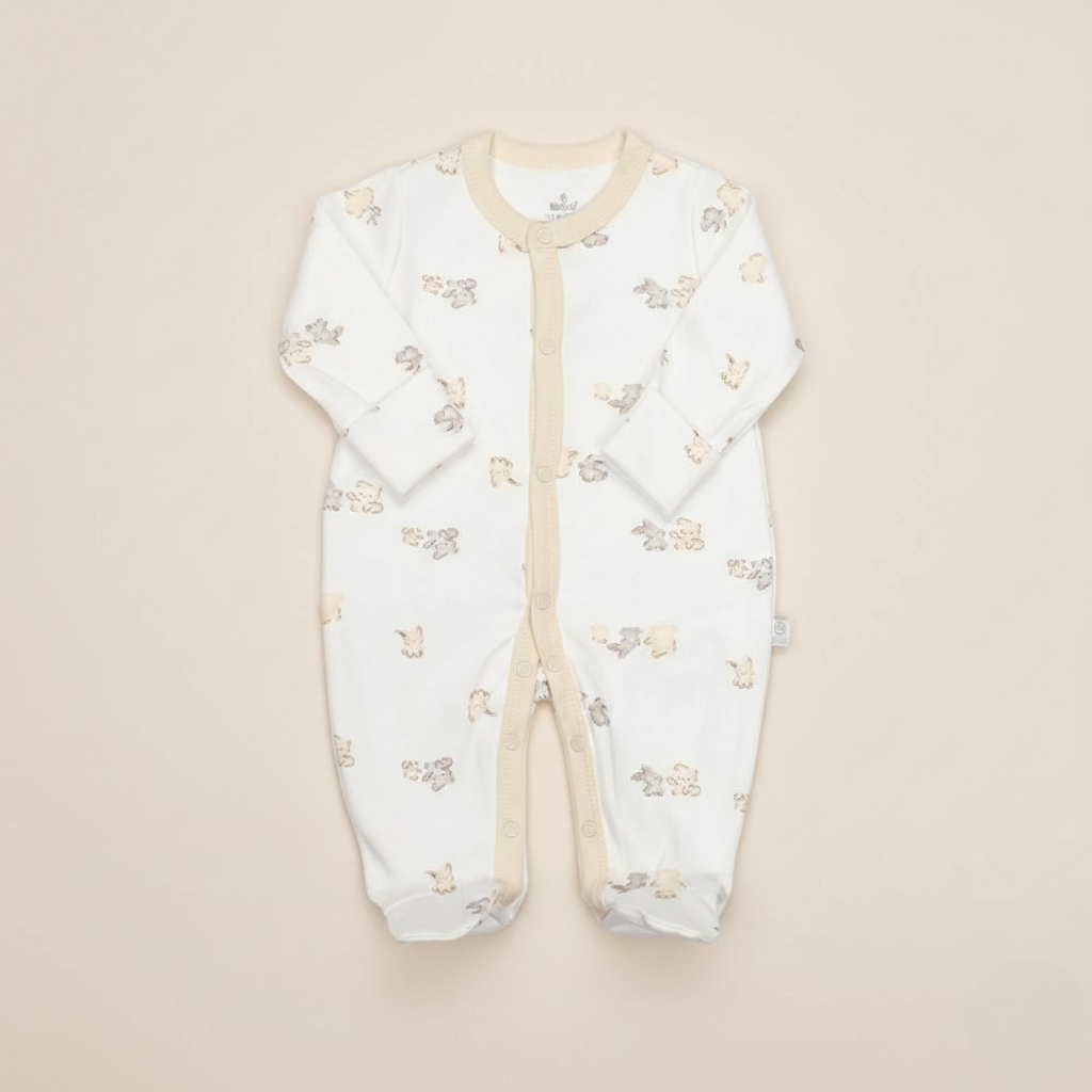Family Themed Hospital Outfit 10-Piece Set Newborn Baby Ecru (0-3 Months) - BI049.11117.03.528