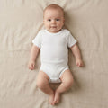 Short Sleeve Kids Bodysuit White (1-3 Years) - S001.0004