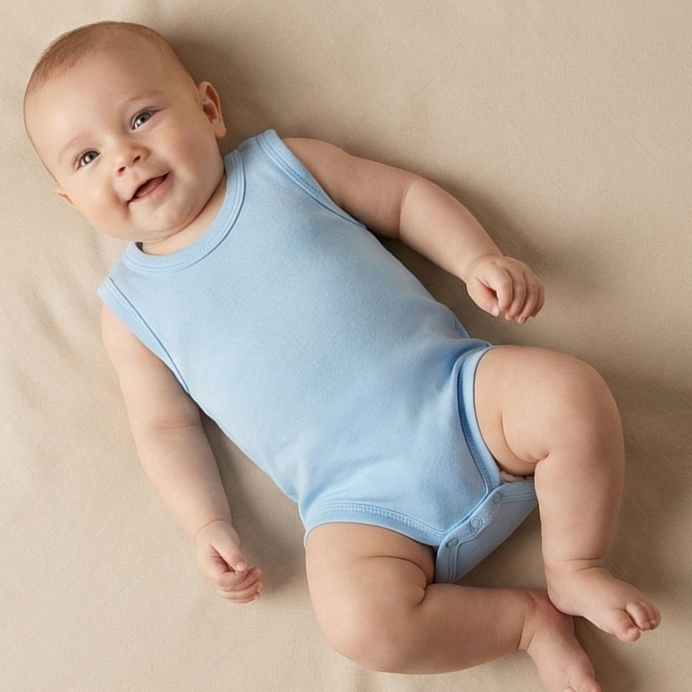 Strap Kids Bodysuit Blue (1-3 Years) - S001.0005