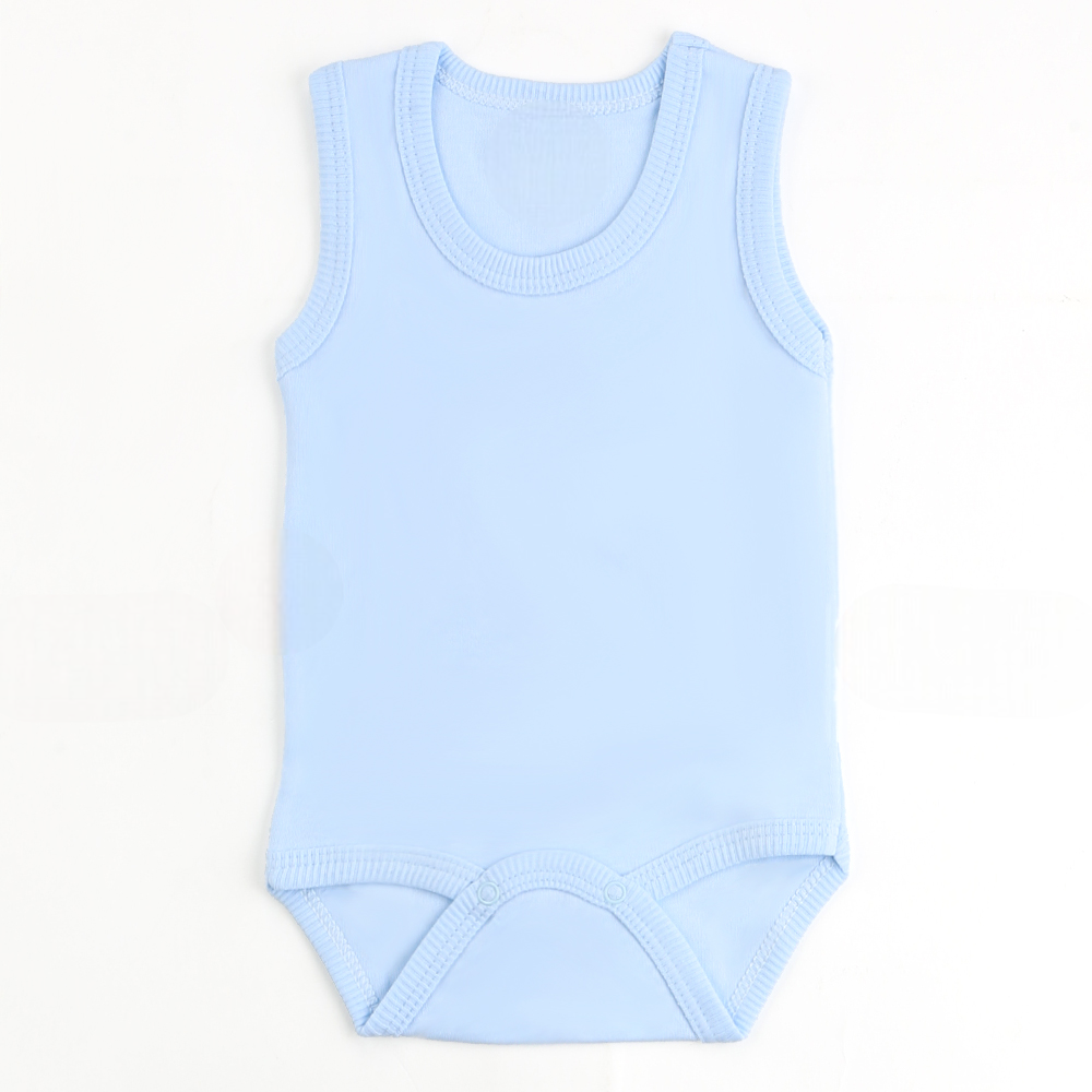 Strap Baby Bodysuit Blue (0-12 Months) - S001.0155