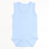 Strap Baby Bodysuit Blue (0-12 Months) - S001.0155