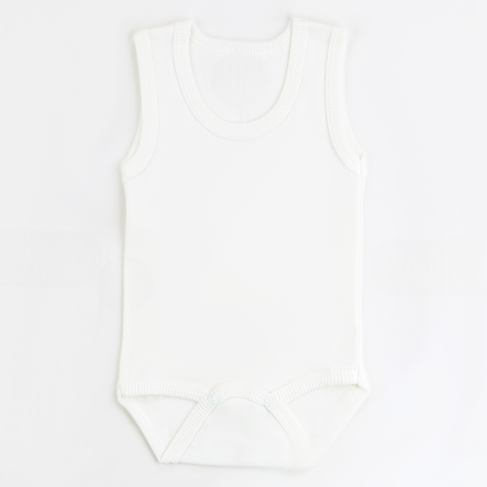 Strap Baby Bodysuit Ecru (0-12 Months) - S001.0155