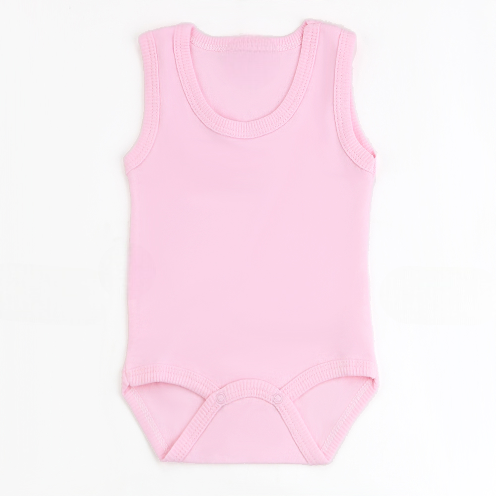 Strap Baby Bodysuit Pink (0-12 Months) - S001.0155