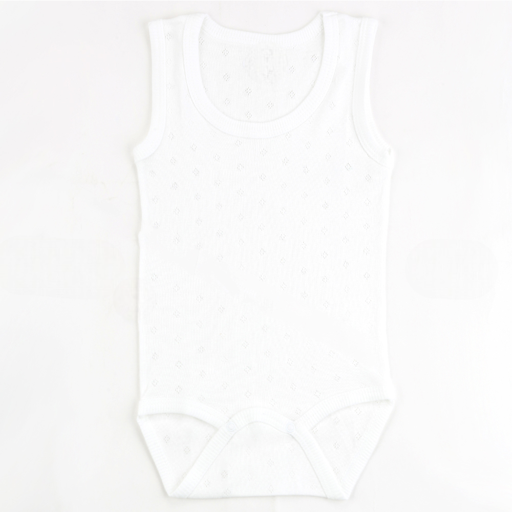 Strap Motif Kids Bodysuit Ecru (1-3 Years) - S001.0165