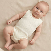 Strap Motif Kids Bodysuit Ecru (1-3 Years) - S001.0165