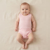 Strap Motif Kids Bodysuit Pink (1-3 Years) - S001.0165