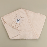 Teddy Themed Baby Towel Beige - SP001.136.12