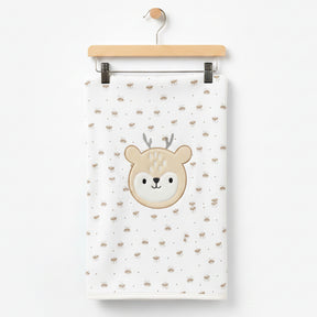 Sweet Dear Themed Baby Blanket Ecru - SP001.110.10