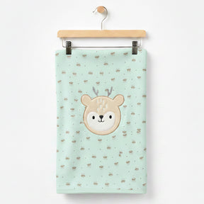 Sweet Dear Themed Baby Blanket Mint - SP001.110.11
