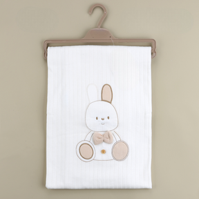 Rabbit Themed Baby Blanket Ecru - SP001.111.10