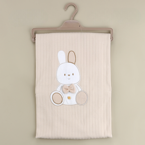 Rabbit Themed Baby Blanket Beige - SP001.111.12
