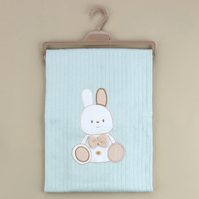 Rabbit Themed Baby Blanket Green - SP001.111.13