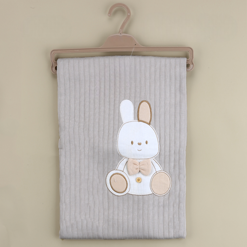 Rabbit Themed Baby Blanket Grey - SP001.111.5