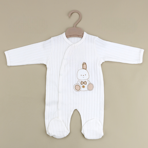 3-Pack Rabbit Themed Baby Bodysuit Ecru (0-3)(3-6)(6-9) Months - SP001.1145.10