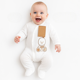 3-Pack Rabbit Themed Baby Bodysuit Ecru (0-3)(3-6)(6-9) Months - SP001.1145.10