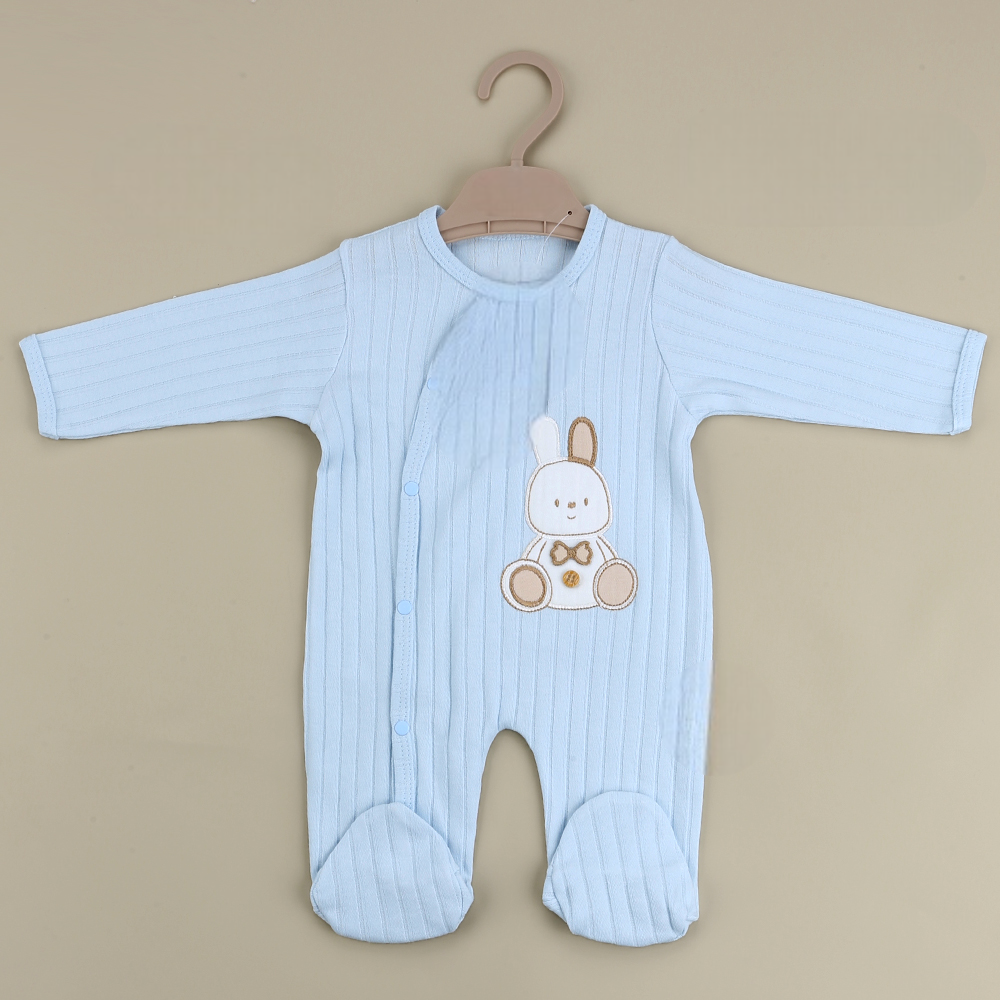 3-Pack Rabbit Themed Baby Bodysuit Blue (0-3)(3-6)(6-9) Months - SP001.1145.1