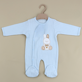 3-Pack Rabbit Themed Baby Bodysuit Blue (0-3)(3-6)(6-9) Months - SP001.1145.1