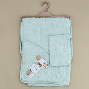 Rabbit Themed Baby Towel Mint - SP001.137.11