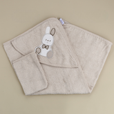 Rabbit Themed Baby Towel Grey - SP001.137.5