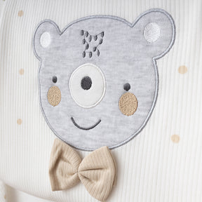 Polka Dot Bear Themed Hospital Outfit 10-Piece Set Newborn Baby Beige (0-3 Months) - SP001.2107.12