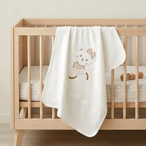 Lace Soft Themed Baby Blanket Ecru - SP001.4153.10