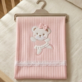 Lace Soft Themed Baby Blanket Salmon - SP001.4153.8