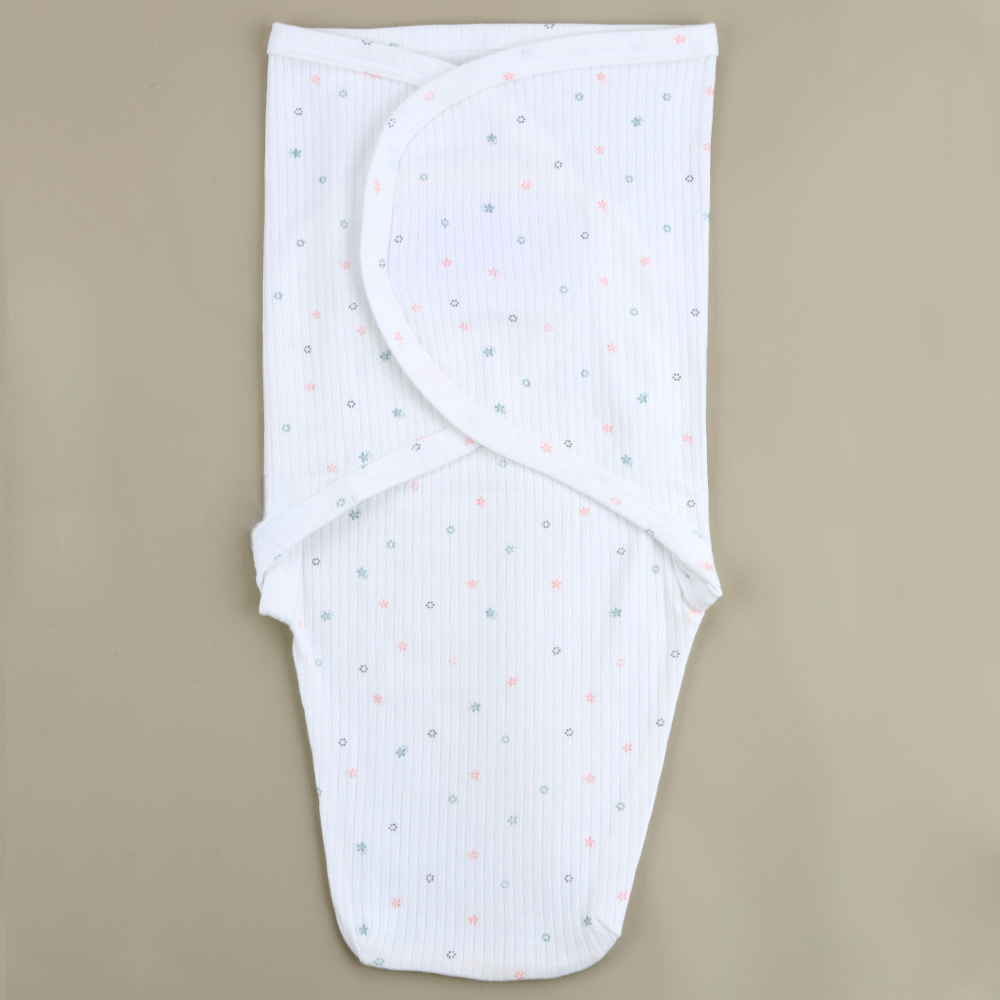 Soft Cotton Baby Swaddle Ecru/Pink - SP001.71910.3