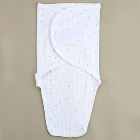 Soft Cotton Baby Swaddle Ecru/Pink - SP001.71910.3