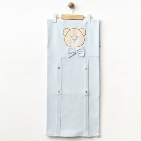 Bow Tie Teddy Bear Themed Baby Blanket Blue - SP001.9189.1