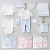 Stars Themed Hospital Outfit 10-Piece Set Newborn Baby (0-3 Months) - T023.162
