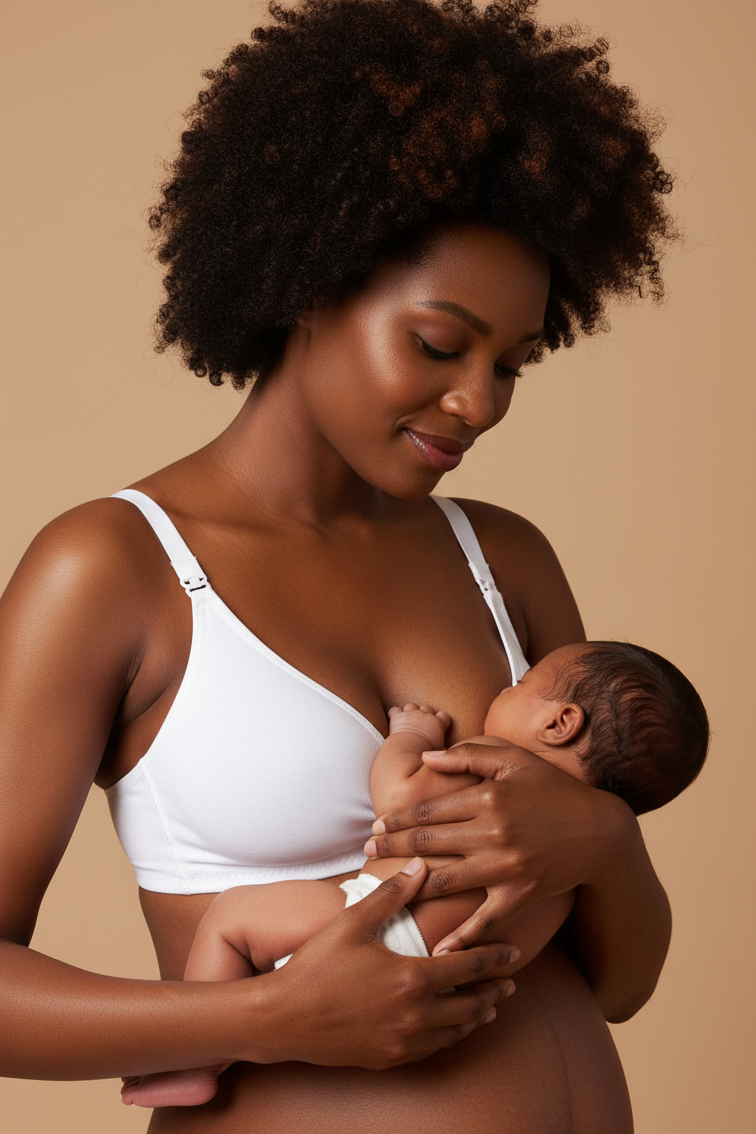 Cotton Nursing Bra White - 6010